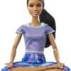 Barbie Made to Move Doll with 22 Flexible Joints & Curly Brunette Ponytail Wearing Athleisure-wear for Kids 3 to 7 Years Old - 3