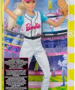 Barbie Ultra-Flexible Baseball Doll with Mitt - 6