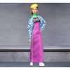 Barbie BMR1959 Fully Poseable Fashion Doll, Brunette, in Neon Motocross Dress, Denim Jacket and Beret, with Accessories and Doll Stand - 2