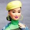 Barbie BMR1959 Fully Poseable Fashion Doll, Brunette, in Neon Motocross Dress, Denim Jacket and Beret, with Accessories and Doll Stand - 3