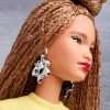 Barbie BMR1959 Fully Poseable Fashion Doll with Braided Hair, Wearing Bike Shorts Romper and Cropped Sweatshirt, with Accessories and Doll Stand - 3