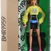 Barbie BMR1959 Fully Poseable Fashion Doll with Braided Hair, Wearing Bike Shorts Romper and Cropped Sweatshirt, with Accessories and Doll Stand - 5