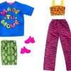 Barbie Clothes, Fashion & Accessories Pack Fashion Dolls, Set Includes 2 Complete Looks with Vibrant Outfits & Styling Pieces - 1