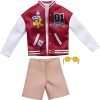 Barbie Fashion Pack HJT25 Ken Doll Clothes Outfit Bomber Jacket Shorts Sunglass - 1