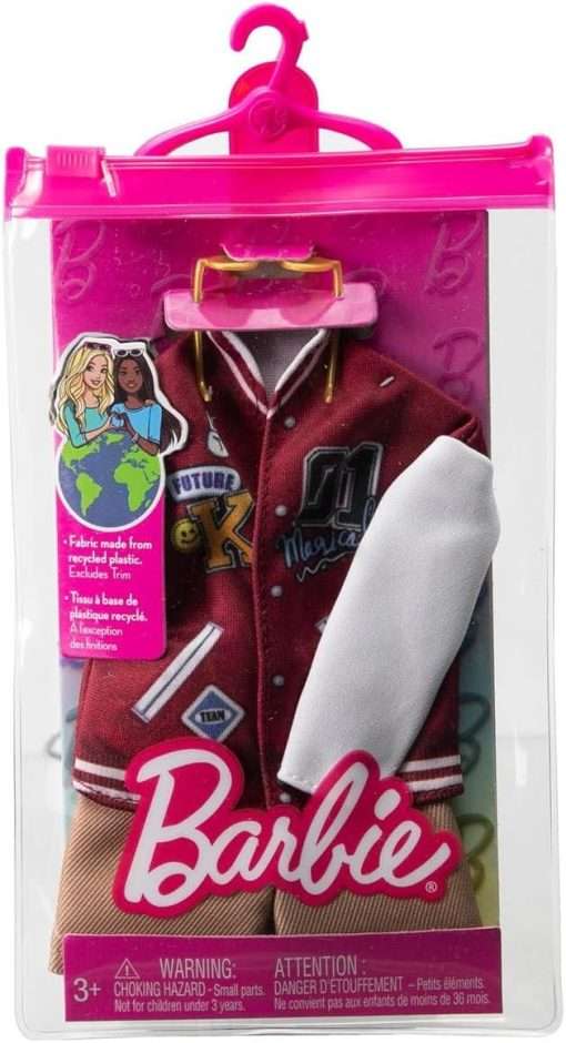 Barbie Fashion Pack HJT25 Ken Doll Clothes Outfit Bomber Jacket Shorts Sunglass - 2