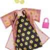 Barbie Fashions 2-Pack Clothing Set, 2 Outfits Doll Include Shirt, Shorts & Kimono, Sleeveless Sunflower Dress & 2 Accessories - 2