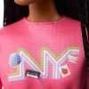 Barbie It Takes Two Doll, Brooklyn Fashion Doll with Braided Hair, Pink NYC Shirt, Metallic Skirt & White Shoes - 4