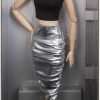 Barbie Signature Looks Doll (Original, Blonde Pixie Cut) Fully Posable Fashion Doll Wearing Black Crop Top & Metallic Skirt, Gift for Collectors - 6