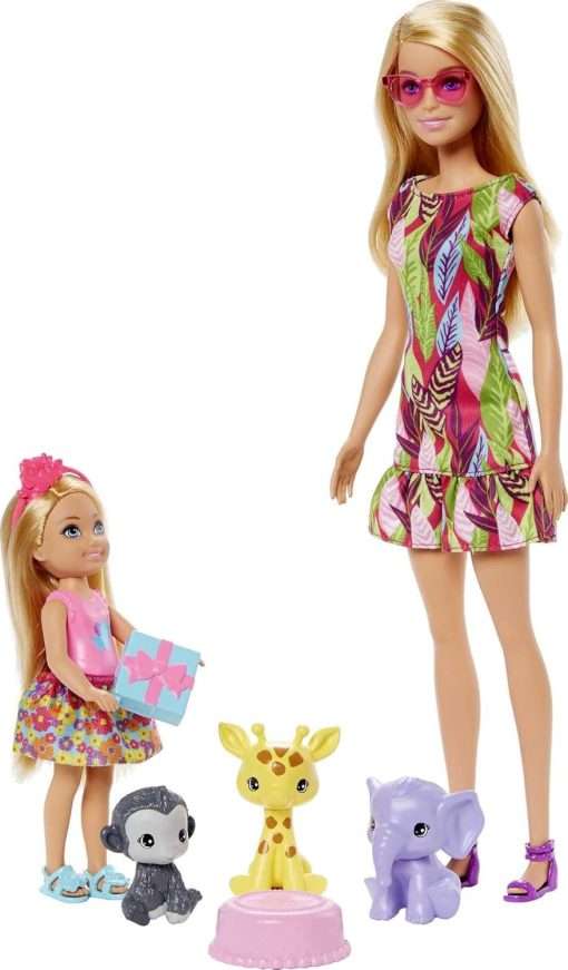 Barbie and Chelsea The Lost Birthday Playset Chelsea Dolls, 3 Pets & Accessories, Gift for 3 to 7 Year Olds - 1