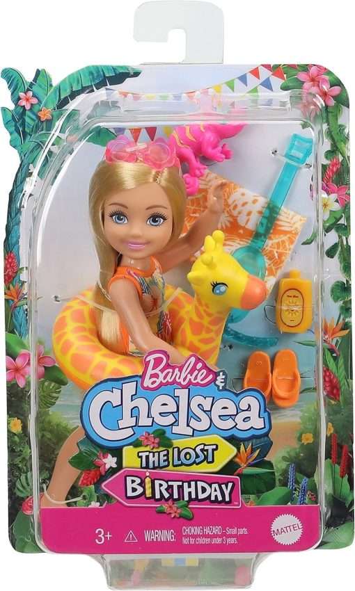 Barbie and Chelsea The Lost Birthday Playset with Chelsea Doll (Blonde, 6-in), Jungle Pet, Floatie and Accessories, Gift for 3 to 7 Year Olds - 6