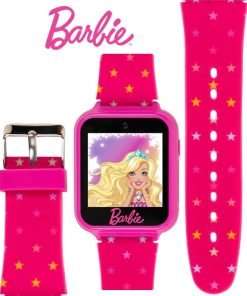 Accutime Kids Mattel Barbie Pink Educational Learning Touchscreen Smart Watch Toy for Girls, Boys, Toddlers - Selfie Cam, Learning Games, Alarm, Calculator, Pedometer & More - 6