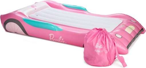 Barbie & FUNBOY Kids Sleepover Travel Bed & Air Mattress. Perfect for Sleepovers. Includes Carrying Storage Bag, Twin - 8