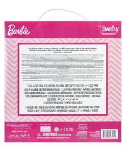Barbie Movie 18 Piece Set Kids Water-Based Nail Polish Activity Makeup Set, Includes Nail Polish with Nail Gems Wheel and Nail File for Parties, Sleepovers and Makeovers, Townley Girl - 9