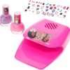 Barbie - Townley Girl Non-Toxic Peel-Off Nail Polish Set with Nail Dryer for Girls, Batteries Not Included, Ages 3+ - 2