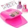 Barbie - Townley Girl Non-Toxic Peel-Off Nail Polish Set with Nail Dryer for Girls, Batteries Not Included, Ages 3+ - 3