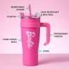 MINISO Barbie Collection Steel Cup with Handle and Straw (1600mL) - Stylish and Sustainable Drinkware for Barbie Enthusiasts - 4