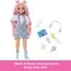Barbie Dream Besties Doll and Accessories, Daisy Jean Posable Fashion Doll with Removable Fashions & Wavy Pink Hair, 9 DJ & Music Themed Pieces - 3