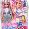 Barbie Dream Besties Doll and Accessories, Daisy Jean Posable Fashion Doll with Removable Fashions & Wavy Pink Hair, 9 DJ & Music Themed Pieces - 6