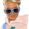 Barbie Dream Besties Doll and Accessories, Ken Posable Fashion Doll with Removable Fashions & Blonde Hair, 9 Summer & Skateboard Themed Pieces - 4