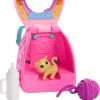 Barbie Family & Friends Playtime Kitty Backpack Brunette Chelsea Doll and Accessories, Including Backpack with Kitten, Bottle, and Yarn - 5