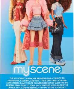 Barbie Signature My Scene Doll and Accessories, Chelsea in Y2K-Inspired Outfit with Butterfly Top, Cargo Jeans, Denim Bag and Doll Stand - 6