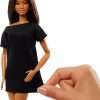 Barbie Basics Model 01 Collector Doll with Brunette Hair, Black Mini Dress & Shoes, Universal-fit Fashions, Posable Body & Swappable Doll Head - 3