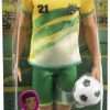 Barbie Careers Ken Fashion Doll & Accessory, Soccer Player with Short Cropped Hair, #21 Uniform, Tall Socks, Cleats & Ball - 6