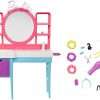 Barbie Doll & Hair Salon Playset with 15 Styling Accessories & Furniture, Long Color-Change Hair & Printed Dress - 6