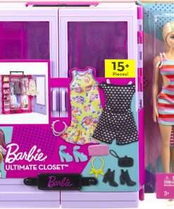 Barbie Doll & Playset, Fashionistas Ultimate Closet with Clothes (3 Outfits) & Fashion Accessories Including 6 Hangers - 6