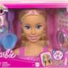 Barbie Doll Styling Head, Blonde Hair with 20+ Hair Styling Accessories Including Star & Butterfly Color Change Hair Clips - 7