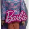 Barbie Fashionistas Ken Doll #219 with Slender Body Wearing a Removable Long-Sleeve Pink & Blue Patterned Shirt with Shorts - 6