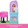 Barbie Mini BarbieLand Collectible Hair Salon Playset with 1.5-Inch Doll, Style Station with Mirror, Shampoo Area and Reception Desk for Storytelling Play - 5