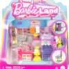 Barbie Mini BarbieLand Collectible Supermarket Playset with 1.5-Inch Doll, Product Shelves, Check Stand & Shopping Cart for Storytelling Play - 1
