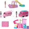 Barbie Mini BarbieLand DreamHouse & 3-Vehicle Playset with 4 1.5-Inch Dolls, Doll House Furniture & Accessories, Includes DreamCamper, Boat & Plane - 2