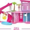 Barbie Mini BarbieLand DreamHouse & 3-Vehicle Playset with 4 1.5-Inch Dolls, Doll House Furniture & Accessories, Includes DreamCamper, Boat & Plane - 4