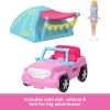 Barbie Mini BarbieLand Playsets with Toy Vehicle & 1.5-inch Doll, SUV with Color-Change Surprise & Tent Accessory - 5