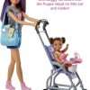 Barbie Skipper Babysitters Inc 2 Dolls & Accessories Set with Brunette Skipper Doll, Small Doll & Bouncy Stroller (Amazon Exclusive) - 4