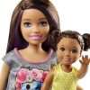 Barbie Skipper Babysitters Inc 2 Dolls & Accessories Set with Brunette Skipper Doll, Small Doll & Bouncy Stroller (Amazon Exclusive) - 5