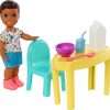 Barbie Skipper Babysitters Inc Small Doll and Accessories Playset with Toddler Boy Doll, Table, Chairs and 4 Food-Themed Pieces - 1