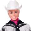 Barbie The Movie Collectible Ken Doll Wearing Black and White Western Outfit (Exclusive) - 5