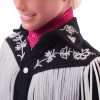 Barbie The Movie Collectible Ken Doll Wearing Black and White Western Outfit (Exclusive) - 6