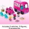 Fisher-Price Little People Barbie Toddler Toy Cupcake Truck Musical Playset with 9 Pieces for Pretend Play Kids Ages 18+ Months (Amazon Exclusive) - 5