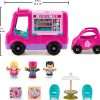 Fisher-Price Little People Barbie Toddler Toy Cupcake Truck Musical Playset with 9 Pieces for Pretend Play Kids Ages 18+ Months (Amazon Exclusive) - 6