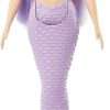 Barbie Mermaid Doll with Pink & Lilac Fantasy Hair & Headband Accessory, Toy with Shell-Inspired Bodice & Lavender Tail - 1