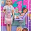 Barbie Dentist with Blonde Fashion Doll with Blue Dress and Lab Coat, 1 Kid Doll, Medical Doctor Furniture & Accessories - 6