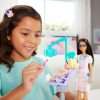 Barbie Dentist with Brunette Fashion Doll with Blue Dress and Lab Coat, 1 Kid Doll, Medical Doctor Furniture & Accessories - 2