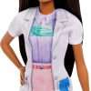 Barbie Dentist with Brunette Fashion Doll with Blue Dress and Lab Coat, 1 Kid Doll, Medical Doctor Furniture & Accessories - 4