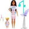 Barbie Dentist with Brunette Fashion Doll with Blue Dress and Lab Coat, 1 Kid Doll, Medical Doctor Furniture & Accessories - 5