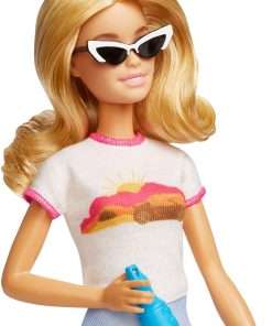 Barbie Doll & Accessories, Travel Set with Puppy and 10+ Pieces, Suitcase Opens & Closes, Barbie Malibu with Blonde Hair - 7