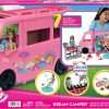 Barbie Dream Camper Playset with Roof Tent, Swing Chair, Fishing Pond, BBQ Grill with Color-Change Feature & 60+ Accessories Including Dough - 6